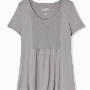 Torrid Smocked Tee-Shirt